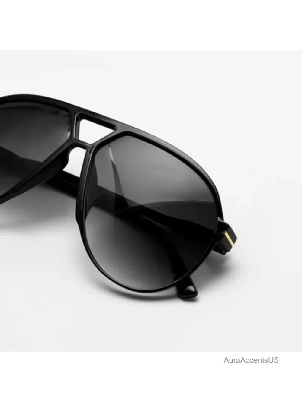 Oversized Retro Aviator Sunglasses Lightweight UV Protection Travel
